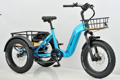 Revom T2 Fat Tyre Electric City and Mountain Trike Electric Bike