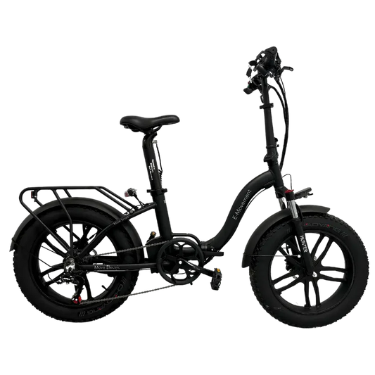 E-Movement Hunter Extreme (Black) Step-Through Folding Fat Tyre Electric Bike