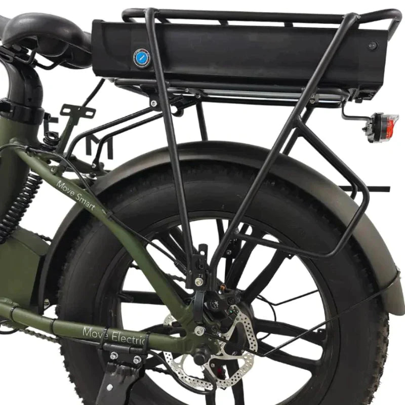 E-Movement Hunter Extreme (Black) Step-Through Folding Fat Tyre Electric Bike