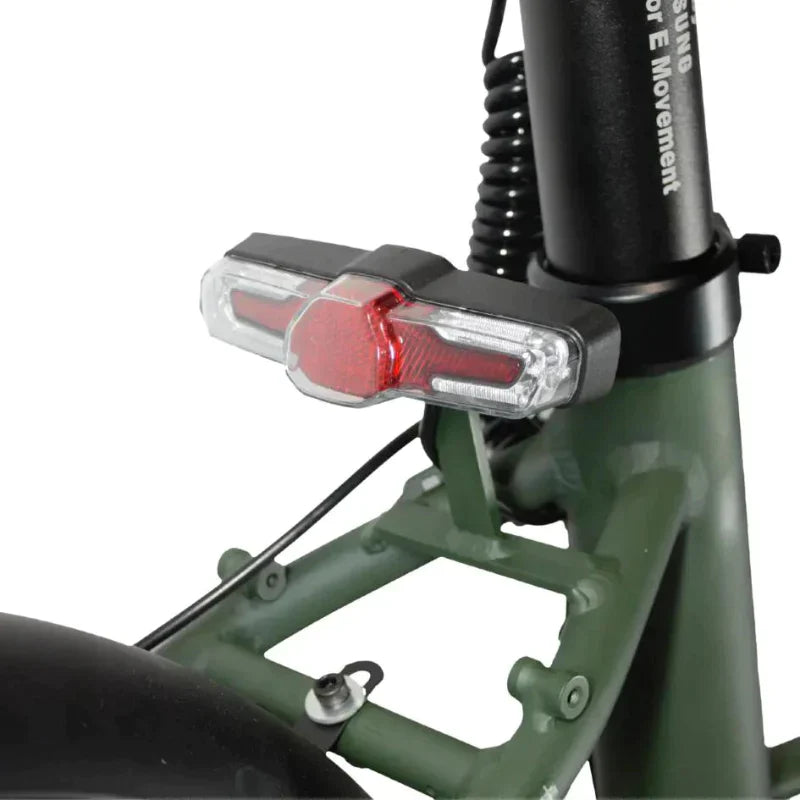 E-Movement Hunter Extreme (Military Green) Step-Through Folding Fat Tyre Electric Bike