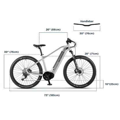 Wisper Wayfarer M9 Mid Drive Crossbar Electric Bike