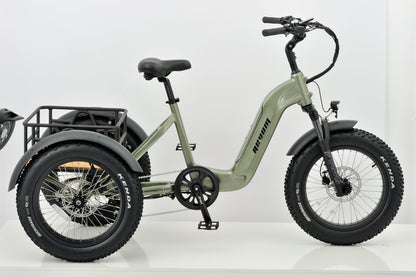 Revom T2 Fat Tyre Electric City and Mountain Trike Electric Bike