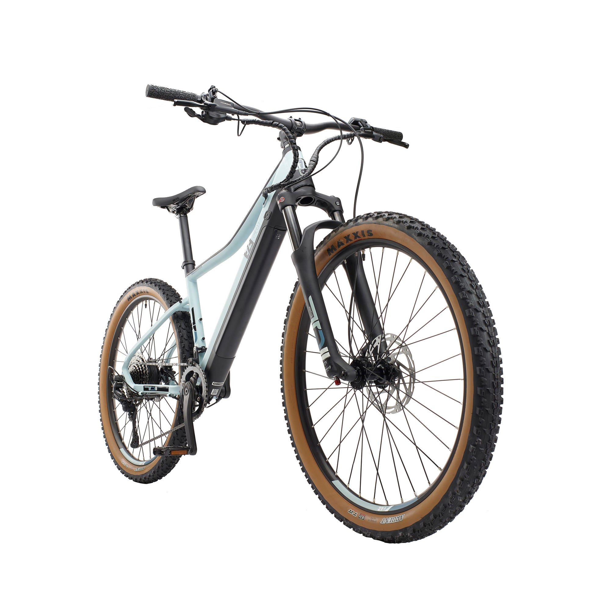 destroyer electric bicycle Ezego Trail Destroyer II Electric Bike Ice Blue