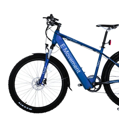 E Movement Thor Blue Lightweight Hybrid Electric Mountain Bike Enviro Electric Bikes