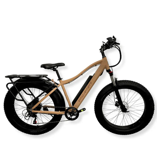 E-Movement Thunder V4.2 (Sand Beige) 500W | 250W Fat Tyre eMTB Electric Bike