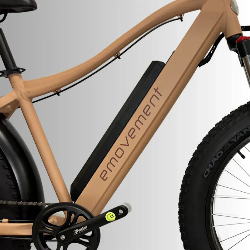 E-Movement Thunder V4.2 (Sand Beige) 500W | 250W Fat Tyre eMTB Electric Bike