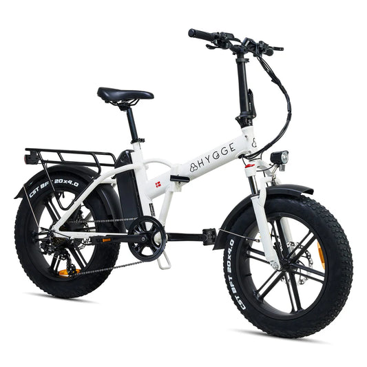 Hygge Vester 250W White Foldable All Terrain & City Electric Bike