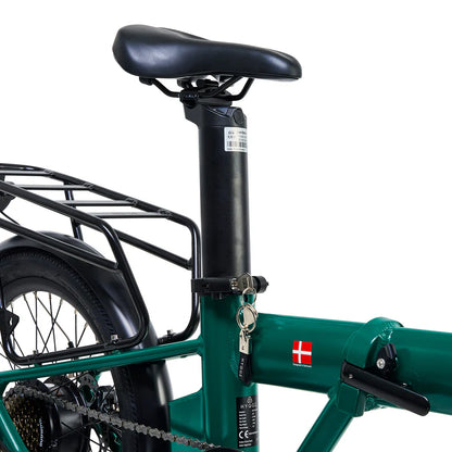 Hygge Virum 250W Green Foldable All Terrain & City Electric Bike