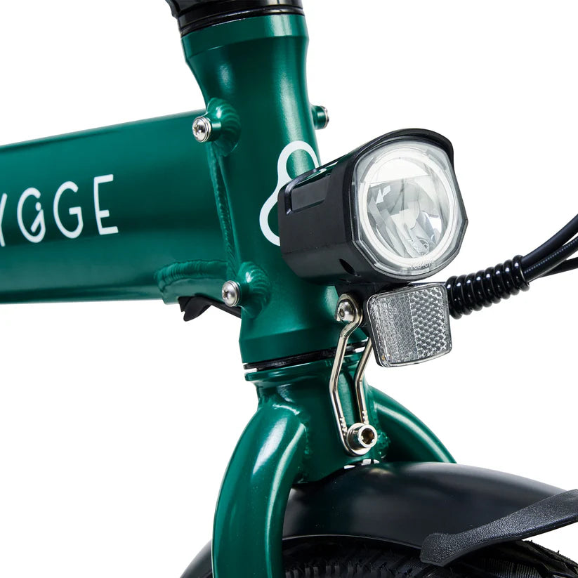 Hygge Virum 250W Green Foldable All Terrain & City Electric Bike