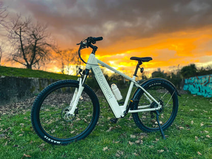 E-Movement Thor (White) – Lightweight Hybrid Electric Mountain Bike