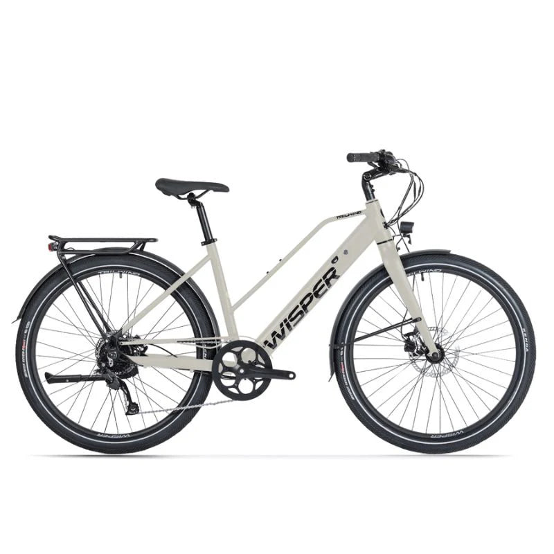 Wisper Tailwind Comfort Crossbar Electric Bike - Enviro Electric Bikes