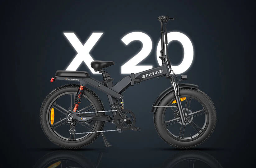 ENGWE X20 1000W 150KM Triple Suspension Foldable Electric Bike