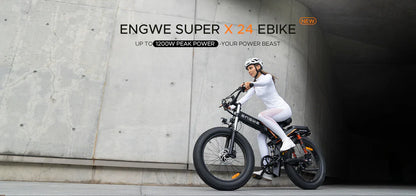 ENGWE X24 1000W 150KM Triple Suspension Foldable Electric Bike