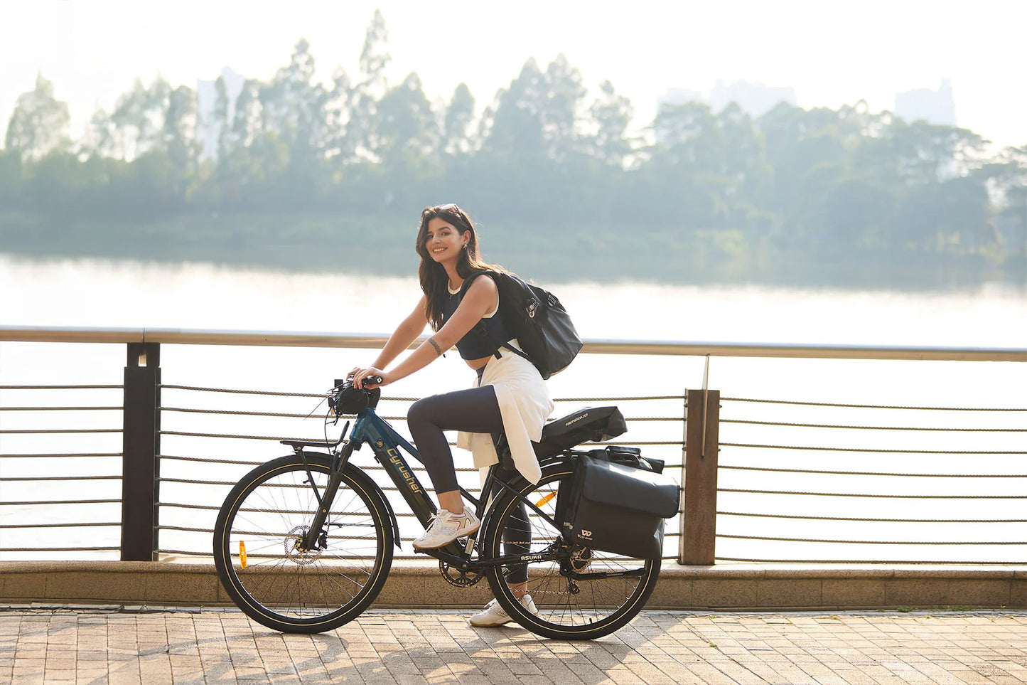 Cyrusher Asuka Step Through Trekking 250W Bafang 14Ah Samsung E-Bike