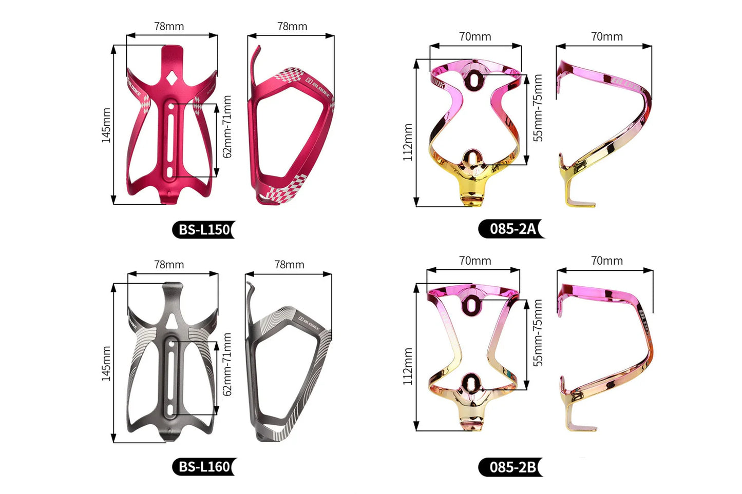 Aluminum Water Bottle Cage