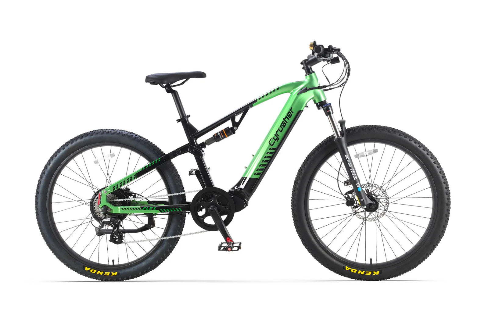 Cyrusher Flex Torque & Candence 250W 15Ah LV Battery Electric Mountain Bike - Enviro Electric Bikes