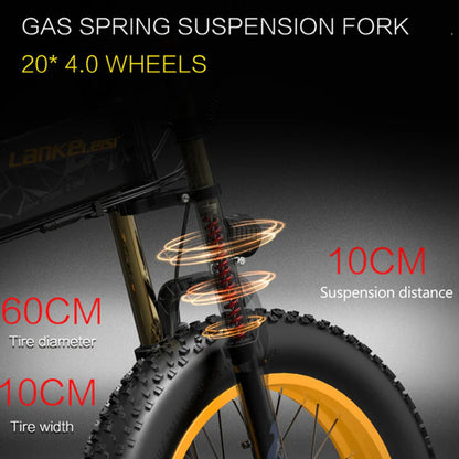 LANKELEISI 1000W 90Nm X3000Plus-UP Fat Tire Snow Electric Bike