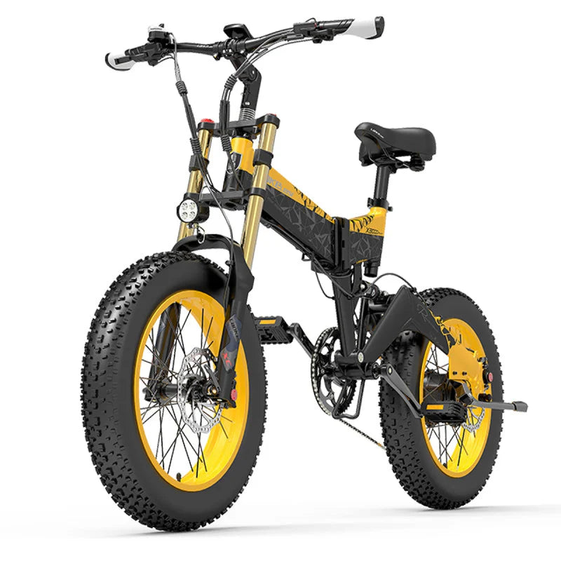 LANKELEISI 1000W 90Nm X3000Plus-UP Fat Tire Snow Electric Bike - Enviro Electric Bikes