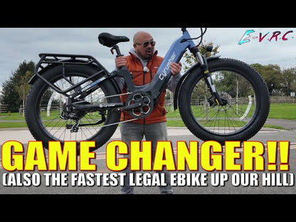 Cyrusher Roam Step-Thru Full Suspension E-Bike | 250W,52V 15.6Ah