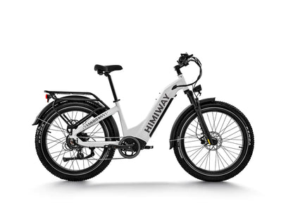 Himiway Premium Zebra Step Through All-terrain Electric Fat Bike